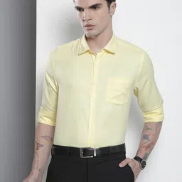 the indian garage co. x luxe Luxe by TIGC Men Slim Fit Opaque Formal Shirt-picture-37