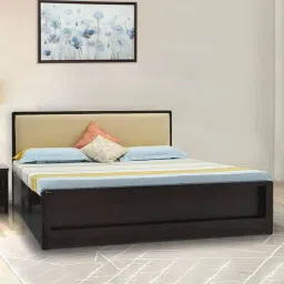 royaloak Sonata Queen Size Bed With Hydraulic Storage In Brown Color-picture-25