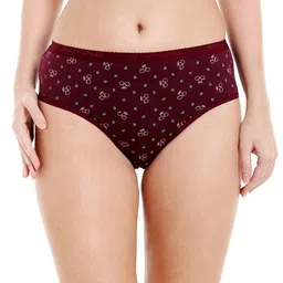 BODYCARE Women Pack of 6 Printed Hipster in Assorted Color image 2