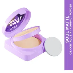 GLAM21 Soul Matte Oil Control 2-In-1 Compact Powder with Hyaluronic Acid - Silk Ivory 01-picture-11