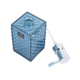 MARKET99 Blue & Silver-Toned Soap Dispenser image 4