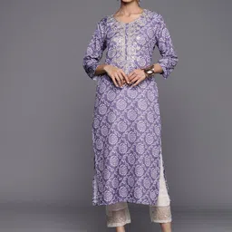 Varanga Bandhani Printed Pastels Kurta image 4