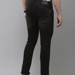 BEAT LONDON by PEPE JEANS Men Slim Fit Low-Rise Mildly Distressed Stretchable Jeans image 5