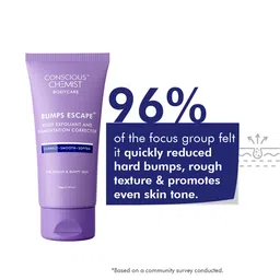 Conscious Chemist Bumps Escape Body Exfoliating & Pigment Corrector Body Lotion 100gm image 4