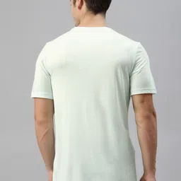 Reebok Men Blue MYT Graphic Print Slim Fit Round Neck T-shirt image 3