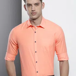 the indian garage co. x luxe Luxe by TIGC Men Slim Fit Opaque Formal Shirt image 4