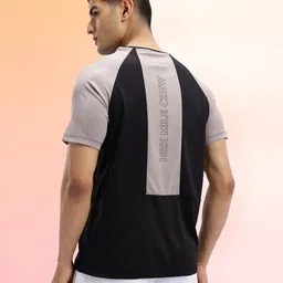 HRX by Hrithik Roshan Colourblocked & Printed Rapid-Dry Running T-shirt image 3