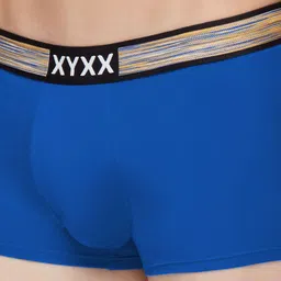 XYXX Men Blue Pack Of 2 Solid IntelliSoft Antimicrobial Micro Modal Trunks XYTRNK2PCKN358 image 2
