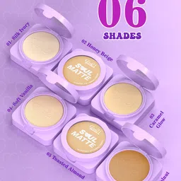 GLAM21 Soul Matte Oil Control 2-In-1 Compact Powder with Hyaluronic Acid - Soft Vanilla 04 image 5