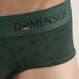 DaMENSCH Men Pack of 2 Deodorizing Modal Printed Anti Bacterial Briefs DAM-PRIN-B-QM-DG image 4