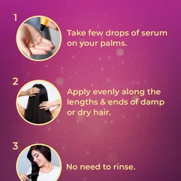 BAJAJ CONSUMER CARE Set of 2 Almond Drops Frizz Control Hair Serum with Oil - 100ml Each image 3