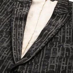 ESSAS club Abstract Print Single-Breasted Slim Fit Blazer image 2