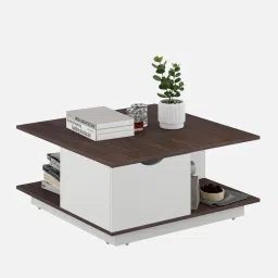 a globia creations Jazz Coffee Table In Frosty White Color image 4