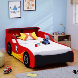 boingg! - a happy start Fire Bird Single Kids Bed In Red Colour image 1