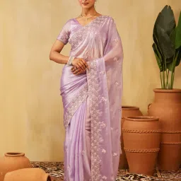 tanuka Women Traditional Saree with Unstitched Blouse Piece                 image 1