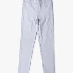 rio girls Girls Embellished Mid-Rise Skinny Fit Jeggings image 1