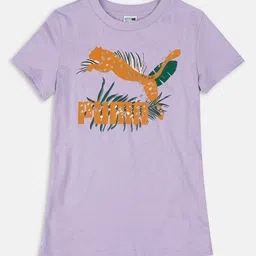 puma Typographic Print Crew-Neck T-Shirt image 1