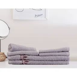 lush & beyond Embroidered High-Absorbent Towels Set image 5
