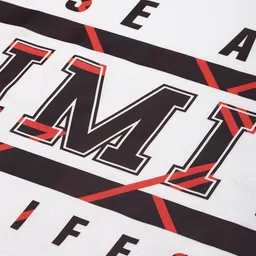 HRX by Hrithik Roshan Printed Oversized Drop-Shoulder Sleeves Pure Cotton T-shirt image 2