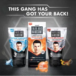 smart and handsome FAIR AND HANDSOME Instant Radiance Face Wash with Actifair Peptide - 100 g image 5