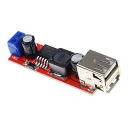 Dual USB Output 9V / 12V / 24V / 36V Car Charger Switch 5V DC-DC Power Supply Module 3A Buck Regulator image 1