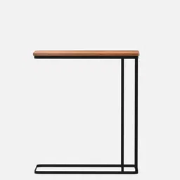 metalsmith Haast Metal End Table In Brown Finish image 3