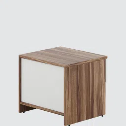 a globia creations Flora Bedside Table in Matte Finish with Drawer image 4