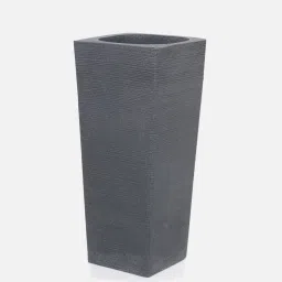 nora Long Square Grey Polyethylene Floor Planter image 3