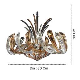 stello Elegant 12 Lights Artistic Glass Chandelier image 2