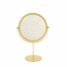 home4u Laverre Gold Mild Steel & Mirror image 5