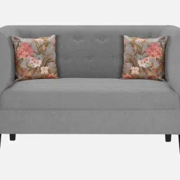 trevi furniture Garnet Fabric 2 Seater Sofa In Royal Grey Colour image 4