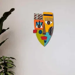 3D Face Decorative Wooden Wall Hanging Decor-image-69