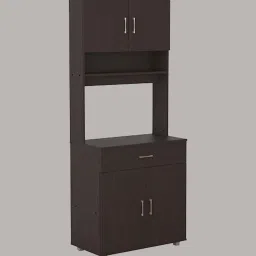 wood you Cocina Crockery Unit In African Oak Colour image 3