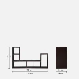 trevi furniture Percy TV Unit In Walnut Colour image 2