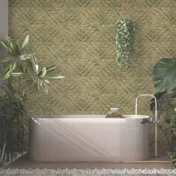 fedora wallpapers Green Vinyl & Paper Twilled Plaid Wallpaper-picture-28