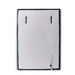 k k glass & aluminium Silver Rectangle Shape LED Wall Mirror image 2