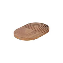 trovea's Handcrafted Wooden Oval Platter (1 Piece) image 5