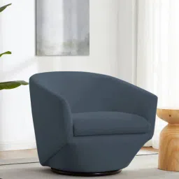 febonic Haddie Velvet Swivel Lounge Chair In Oxford Blue Colour-picture-24