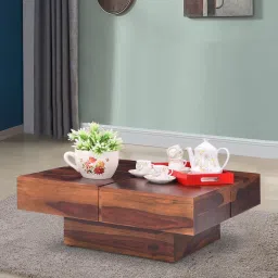 royaloak Atom Coffee Table In Brown Colour image 1