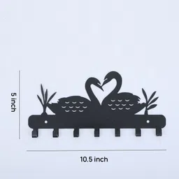 mint furnish swan Black Metal Key holder image 2