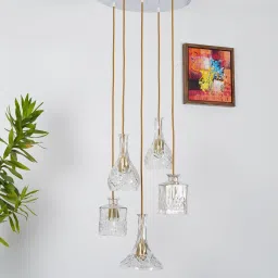kapoor lampshades Decanterlight Five Light Chandelier image 3