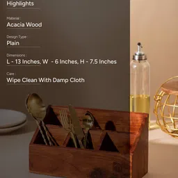 nestroots Chic Emporium Cutlery Organizer image 4