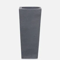 nora Long Square Grey Polyethylene Floor Planter image 2