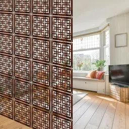 olive tree Walnut Engineered Wood Hanging Wood Divider image 2