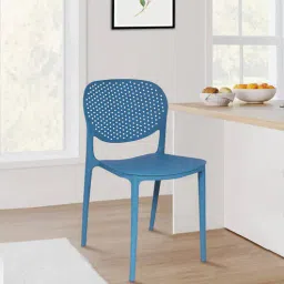 mintwud from pepperfry Inferno Plastic Chair in Blue Colour-picture-30