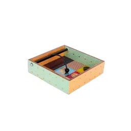 the home co. Mughal Collectio Multicolour Wood Tissue Holder image 5