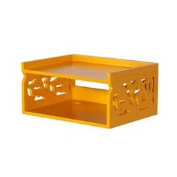 wooden twist Engineered Wood Set Up Box in Yellow Colour image 3
