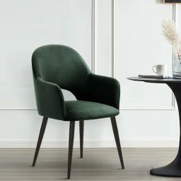 casacraft from pepperfry Rams Velvet Arm Chair In Teal Green Colour-picture-48