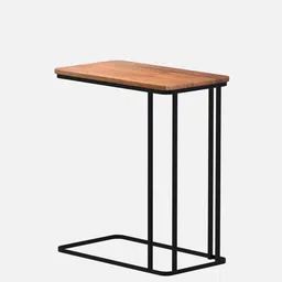 metalsmith Haast Metal End Table In Brown Finish image 5