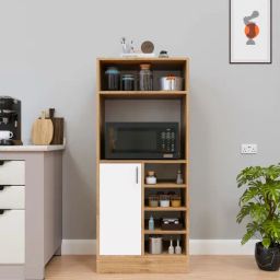 mintwud from pepperfry Elena Crockery Unit In Canyon Oak Colour-picture-34